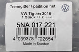 VW Tiguan 2017-on Upper dog guard boot partition Black 5NA017221