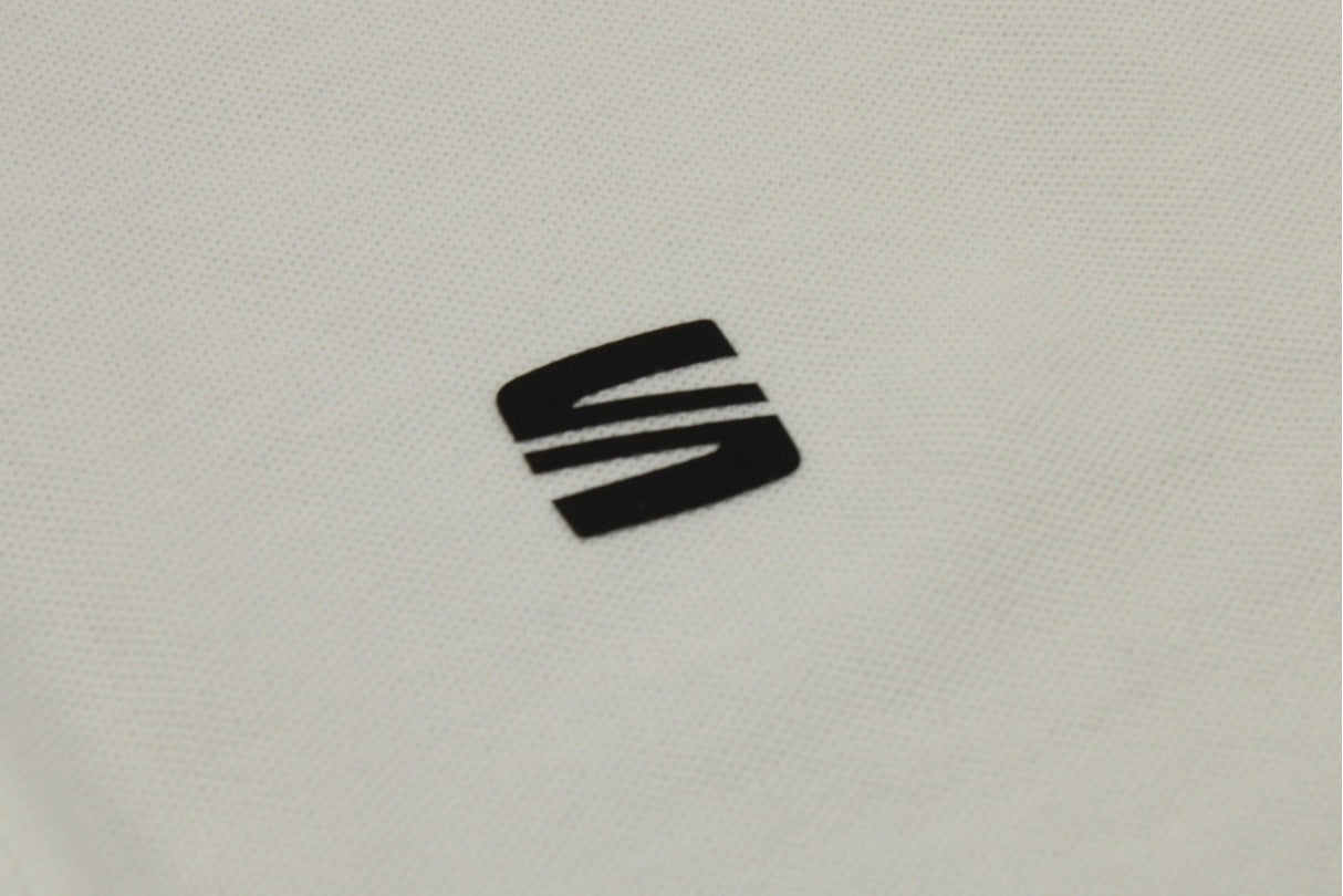 SEAT white polo shirt (men's medium) 6H1084230B KAB