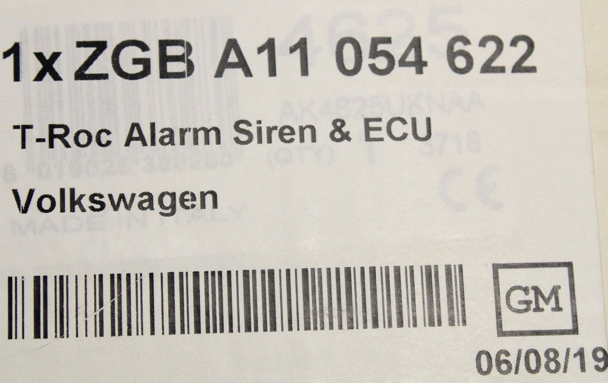 VW T-Roc 2018-on alarm siren kit ZGBA11054622
