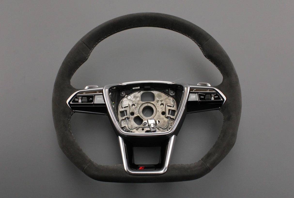 Audi RS6 RS7 20-on alcantara steering wheel (steel grey) 4K0419091T XXC