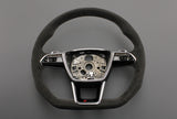 Audi RS6 RS7 20-on alcantara steering wheel (steel grey) 4K0419091T XXC