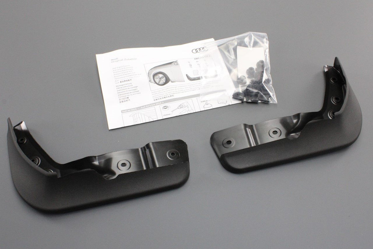 Audi A4 B9 2020-on accessory mud flap set (front) 8W5075111C, view 1