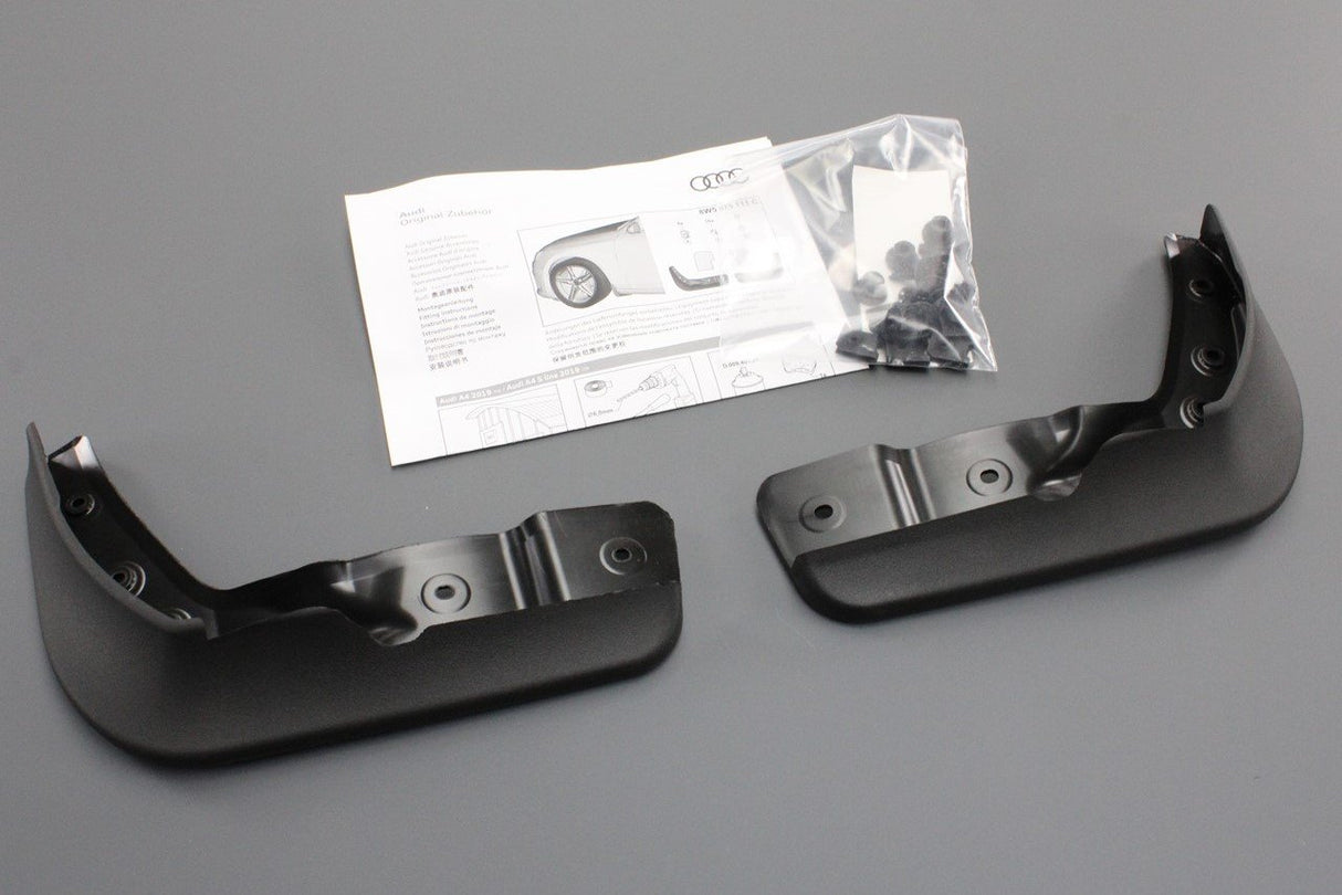 Audi A4 B9 2020-on accessory mud flap set (front & rear) 8W5075111C/106A