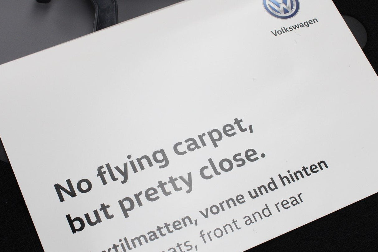 VW Polo AW 18-on front rear premium carpet floor mats RHD 2G2061270 WGK