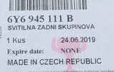 Skoda Fabia hatchback 2000-2004 tail light (rear left) 6Y6945111B