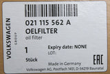 VW Golf MK3 VR6 Touareg 3.2 Audi Q7 3.6 A8 4.2 oil filter 021115562A