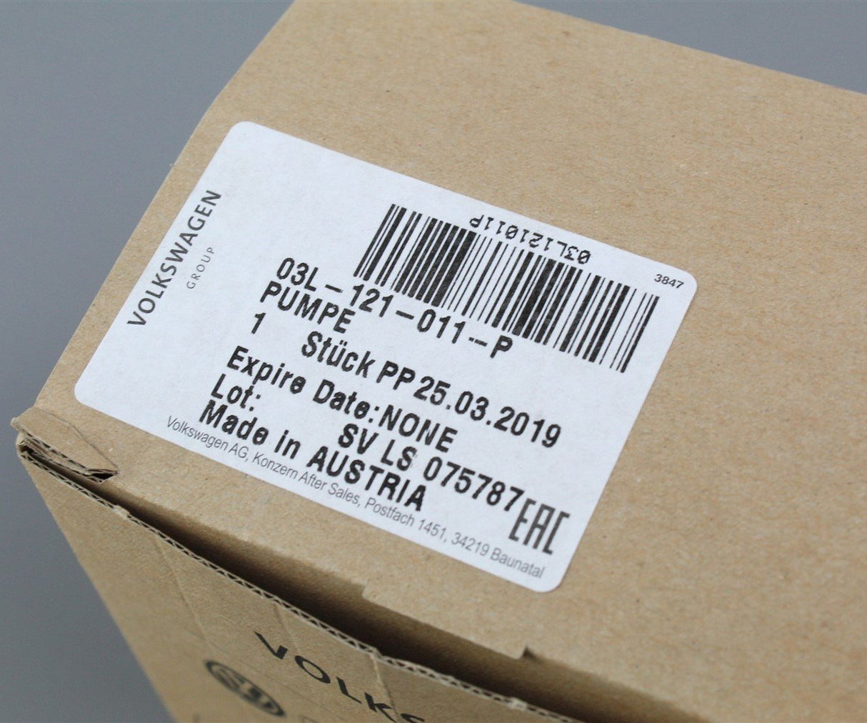 VW Audi Skoda SEAT 1.6 2.0 TDI CR water coolant pump 03L121011P