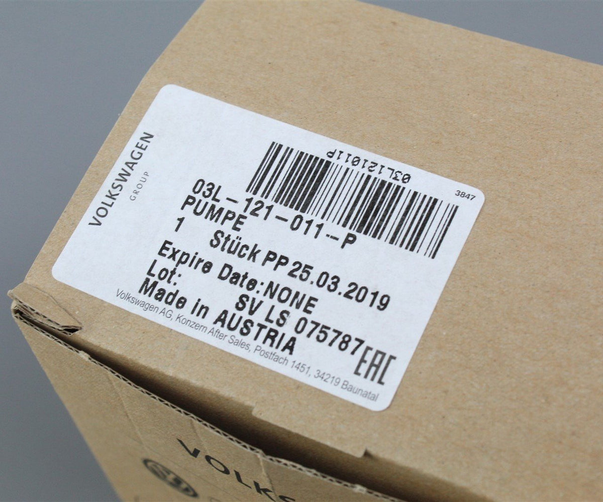 VW Audi Skoda SEAT 1.6 2.0 TDI CR water coolant pump 03L121011P