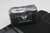 CUPRA Formentor 2021-on front & rear carbon effect floor mats with safety kit 5FH093990F