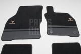 CUPRA Formentor 2021-on front & rear carbon effect floor mats with safety kit 5FH093990F