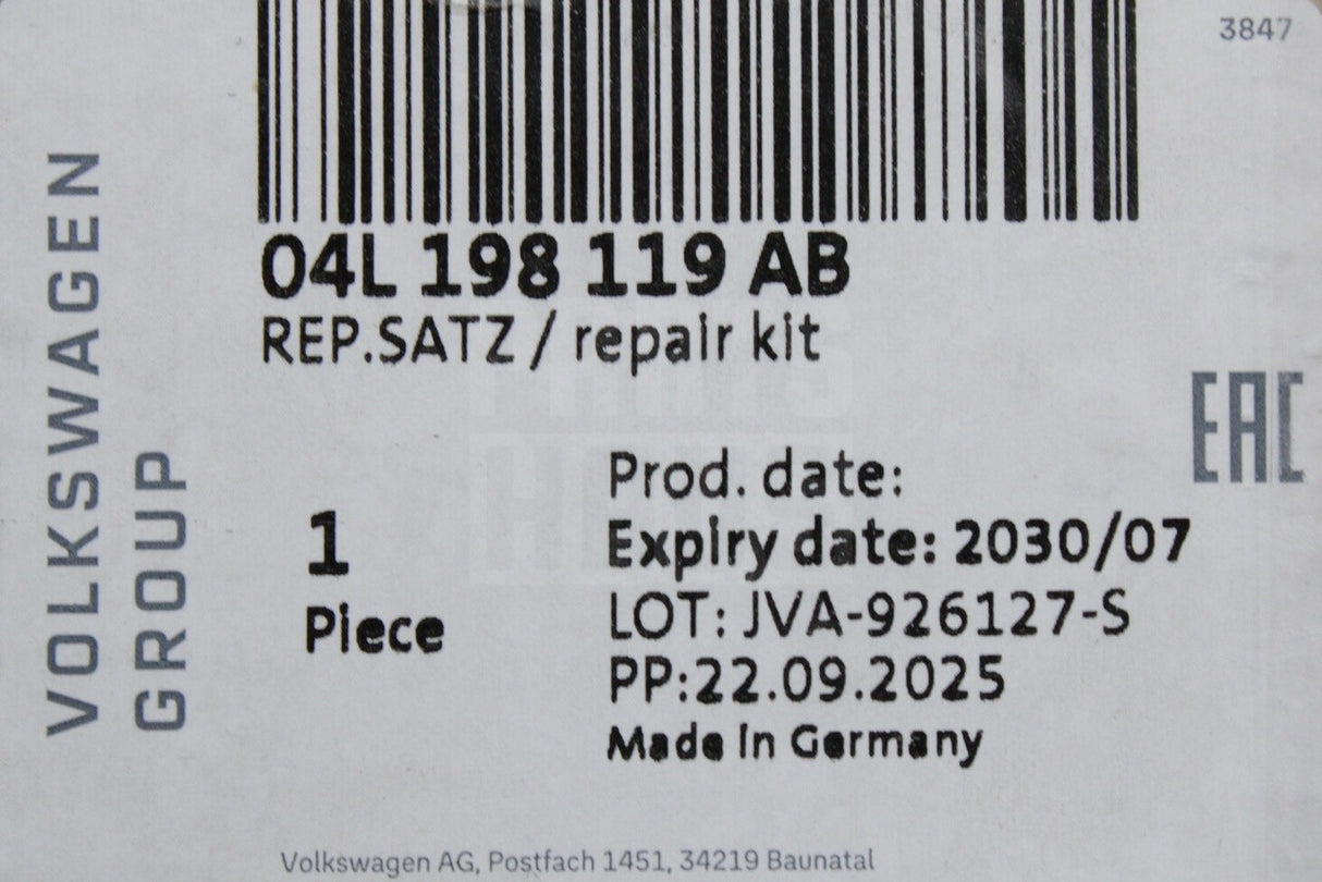 VW Crafter VW Transporter T6.1 cambelt timing belt kit 04L198119AB