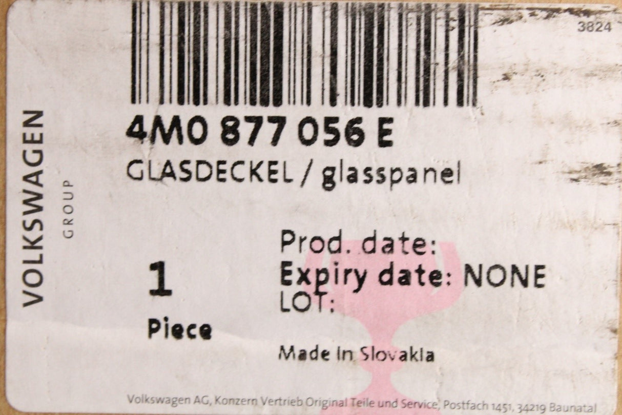 VW Touareg Audi Q7 2016-on panoramic roof glass (rear) 4M0877056E