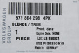 VW Tiguan Tayron 2024-on centre console air vents trim 571864298 4PK