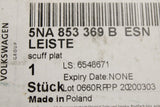 VW Tiguan R-line 16-on sill trim strip scuff plate (left) 5NA853369B ESN