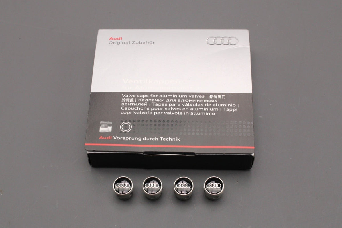 Audi aluminium valve caps accessory 4L0071215A, view 1