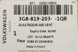 VW Arteon Passat 2015-on rear centre console air vent 3G8819203 1QB