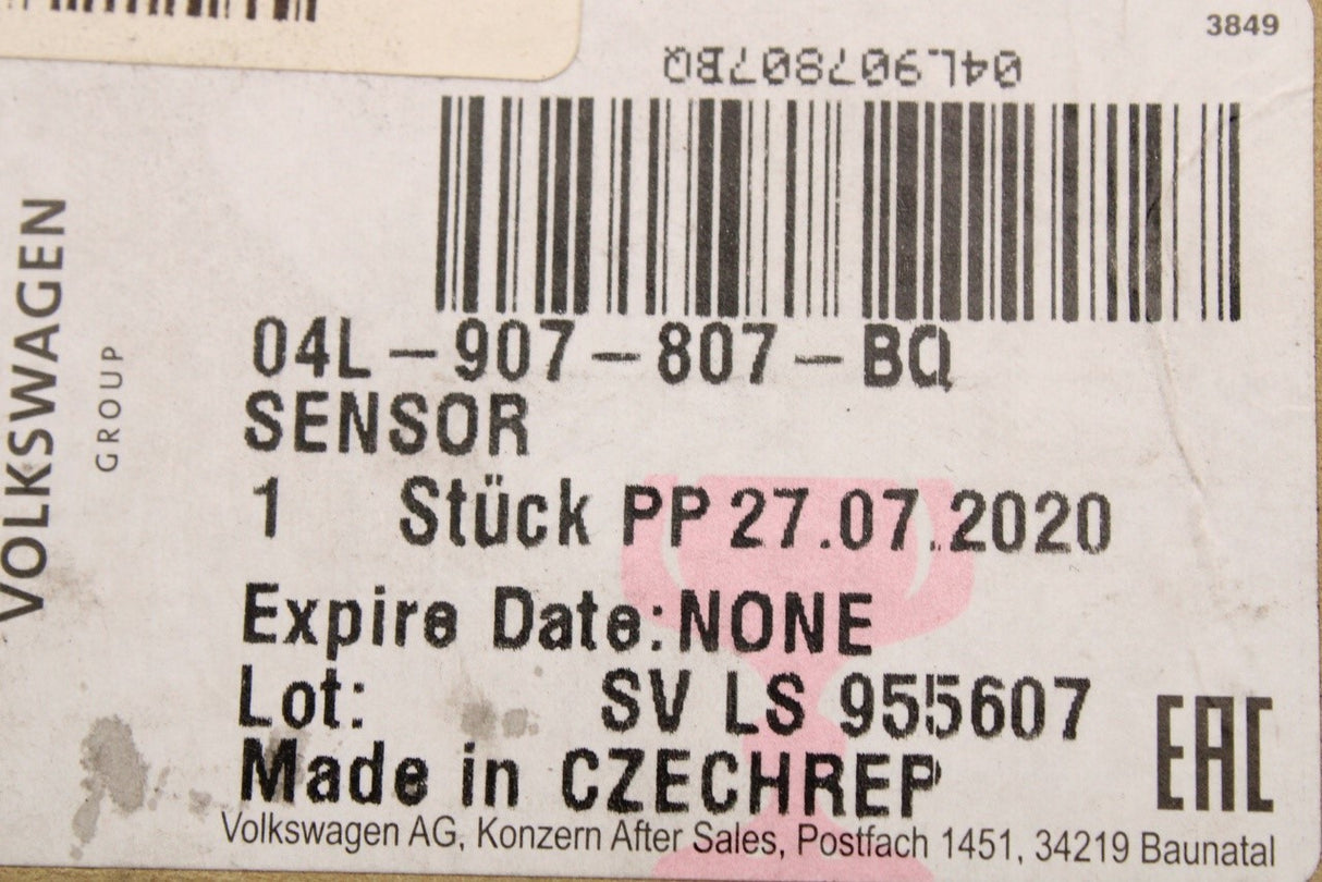 VW Golf MK7.5 Audi Skoda SEAT 2.0 TDI NOx sensor (pre cat) 04L907807BQ