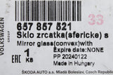 Skoda Kamiq Scala 2019-on wing mirror glass (left) 657857521