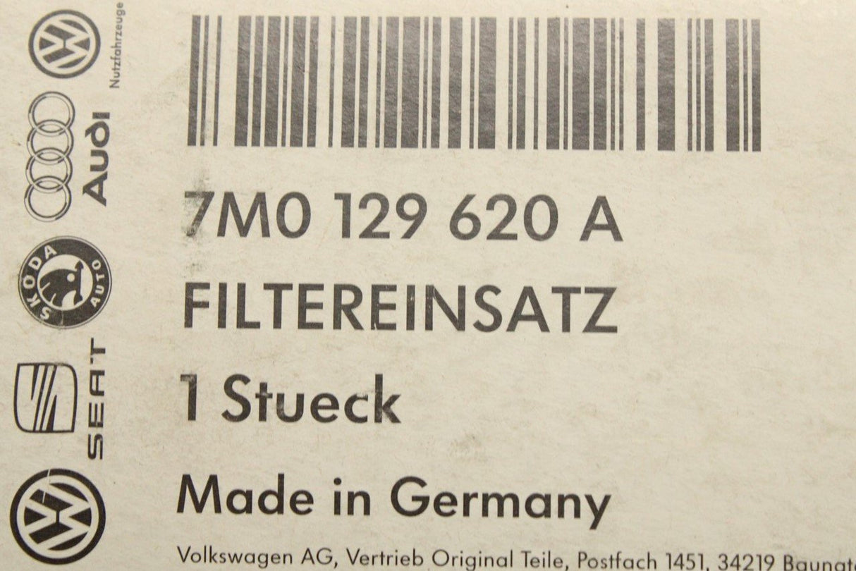 VW Sharan SEAT Alhambra 1996-2000 intake air filter 1.8 2.0 7M0129620A