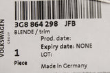 VW Arteon 2017-on Passat B8 15-on centre console air vent 3G8864298 JFB