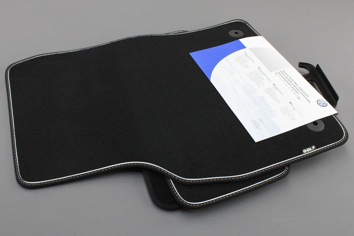 VW Golf MK7 MK7.5 front rear premium carpet floor mats RHD 5G2061270 WGK