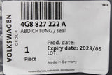 Audi A7 S7 RS7 2011-18 seal for rear boot lid spoiler 4G8827222A