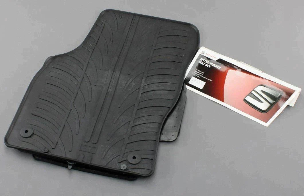 SEAT Leon 5F 2013-2020 front and rear rubber mat set (RHD) ZGB5F0512 041, view 1
