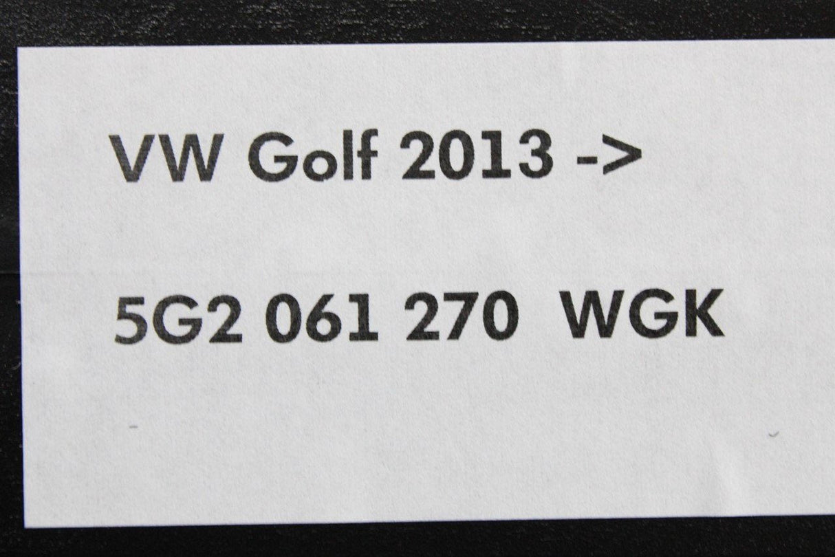 VW Golf MK7 MK7.5 front rear premium carpet floor mats RHD 5G2061270 WGK