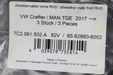 VW Crafter 17- front all weather rubber floor mats (RHD) 7C2061502A 82V
