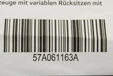 Skoda Karoq 2018-on double sided boot liner mat 57A061163A