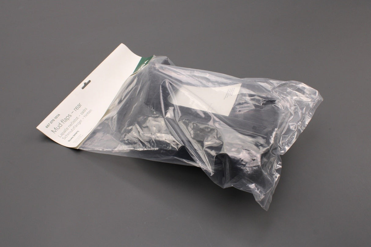Skoda Scala 2024-on accessory mud flaps (rear) 657075101A