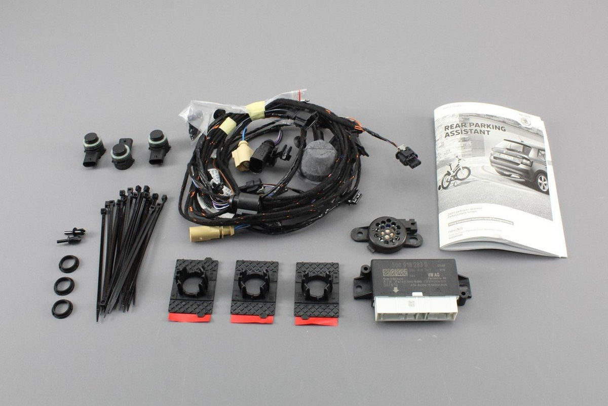 Skoda Fabia 2015-18 parking sensor retrofit kit (rear) 6V0054630, view 1