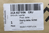 VW T-Roc 2018-on tailgate/rear boot lid spoiler 2GA827936 GRU