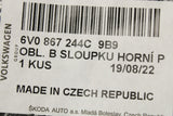 Skoda Fabia 6V 2015-2023 upper b-pillar trim (right) 6V0867244C 9B9