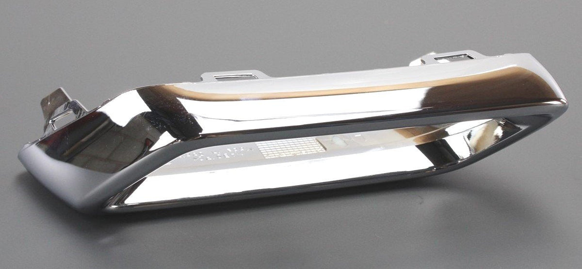 SEAT Arona FR 18- rear bumper exhaust trim chrome (left) 6F9807833A 2ZZ, view 1