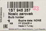 Skoda Citigo 12-20 E-Citigo rear tail light bulb holder (left) 1ST945257