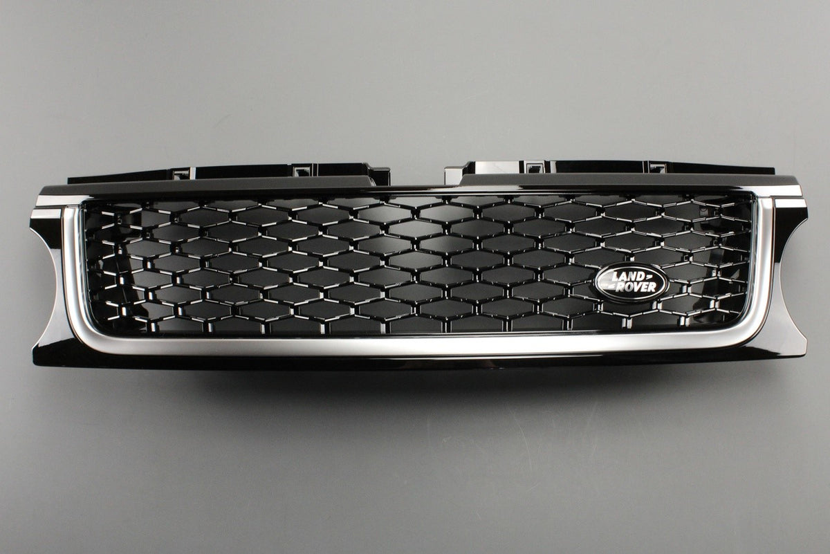 Range Rover Sport 2010-2013 radiator grille (black gloss) LR032397, view 1