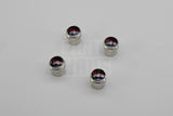 Volkswagen accessory GTI tyre valve dust caps set 000071215Q