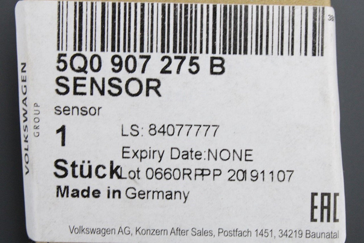 VW Audi Skoda tyre pressure monitor sensor TPMS (x1) 5Q0907275B
