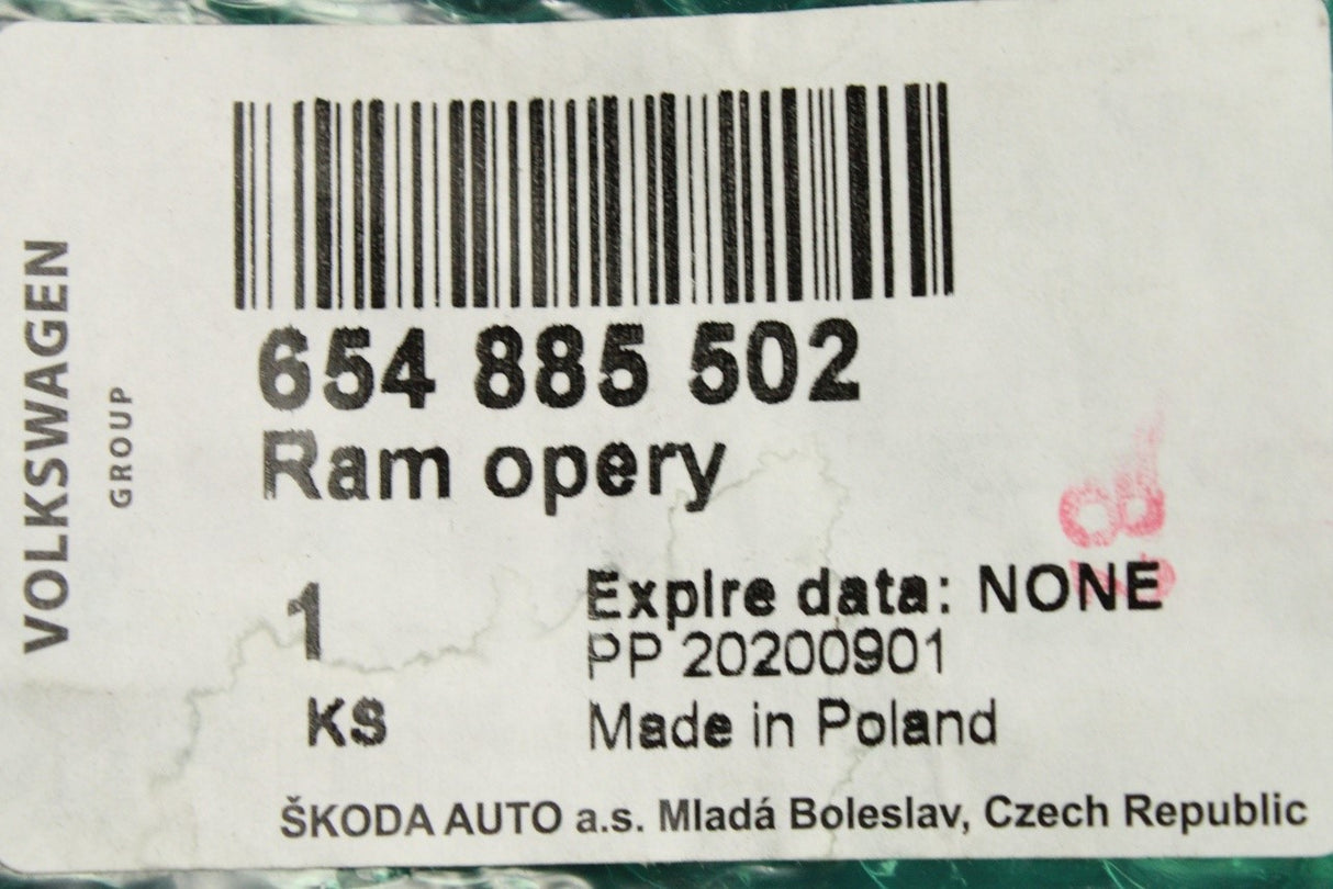 Skoda Kamiq 19-on Scala 19-on rear seat backrest frame (right) 654885502