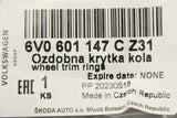 Skoda Fabia 2015-23 Rapid 13-22 15" wheel trim ring (x1) 6V0601147C Z31