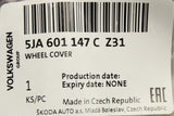 Skoda Rapid 2013-2022 15" wheel trim ring (x1) 5JA601147C Z31