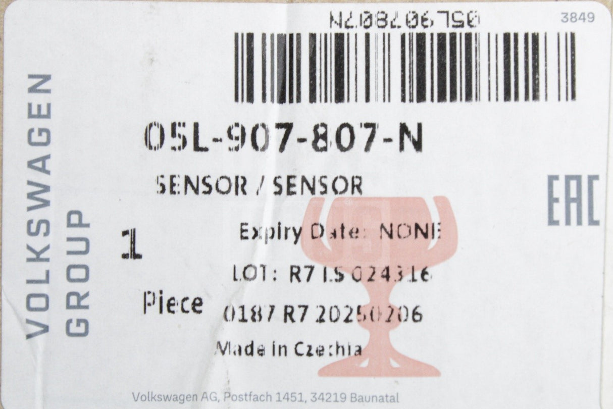 VW Transporter T6.1 20-24 2.0TDI NOx sensor with control unit 05L907807N