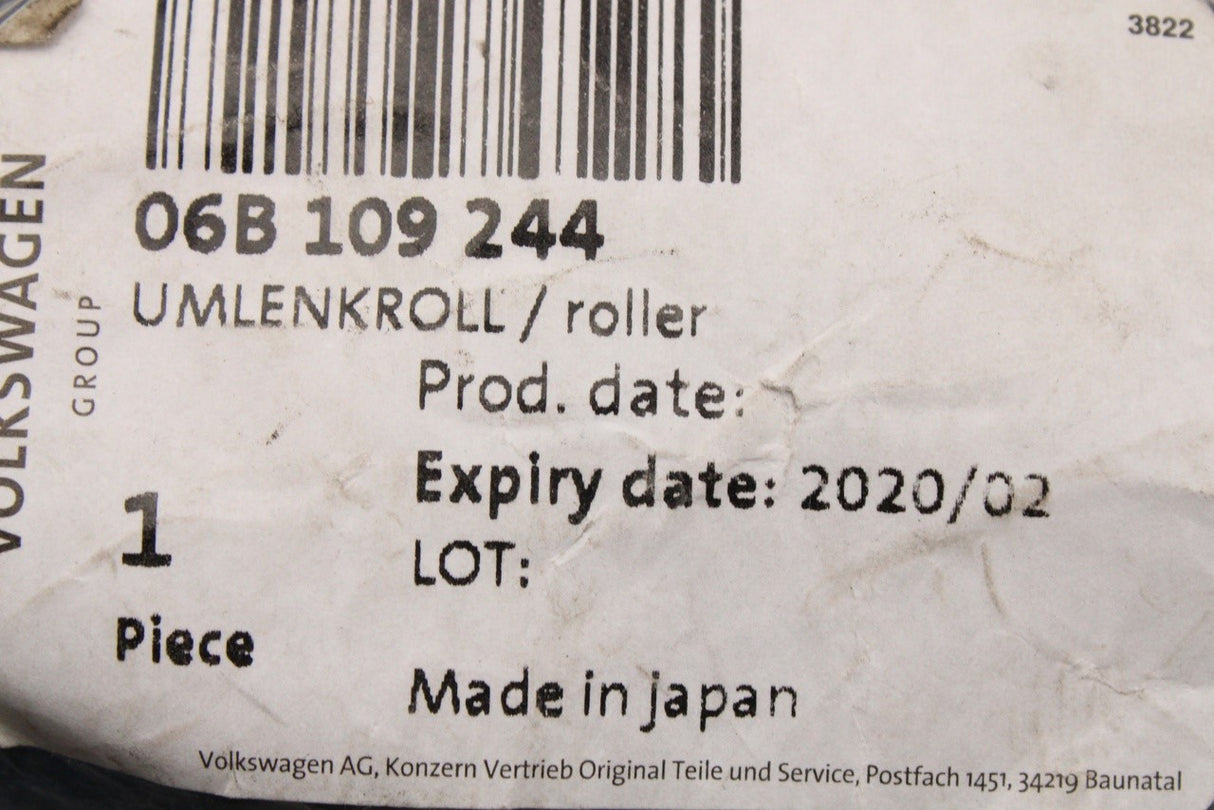 VW Audi Skoda SEAT 1.8T 2.0 TFSI 1997-2018 timing idler pulley 06B109244