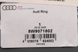 Audi A4 S4 A6 S6 e-Tron 16-on Audi ring badge emblem (rear) 8W9071802