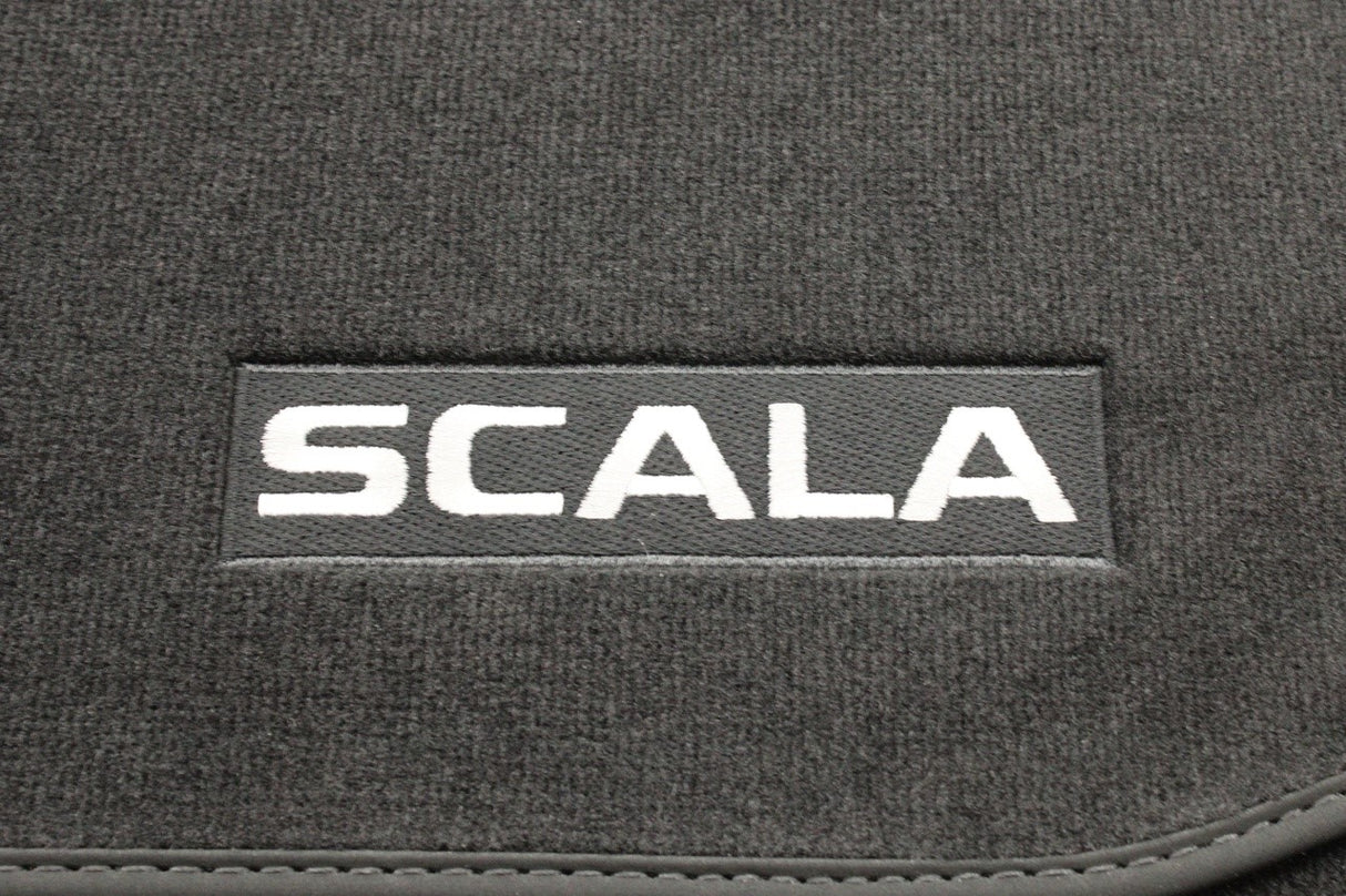 Skoda Scala 2019-on RHD front & rear floor mat set 657061404A