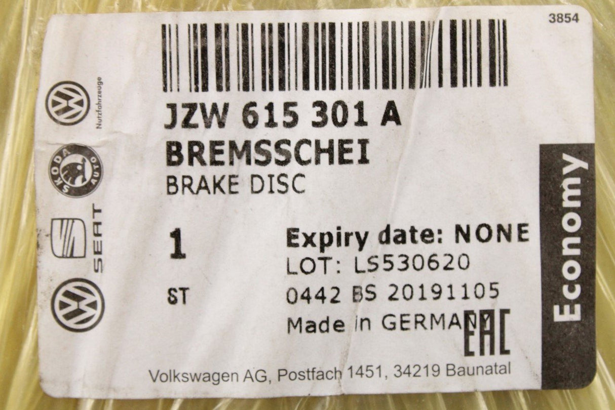 VW Golf MK5 MK6 Skoda Octavia SEAT Leon Front brake discs JZW615301A