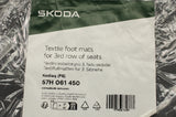Skoda Kodiaq 2024-on 3rd row textile floor mats 57H061450