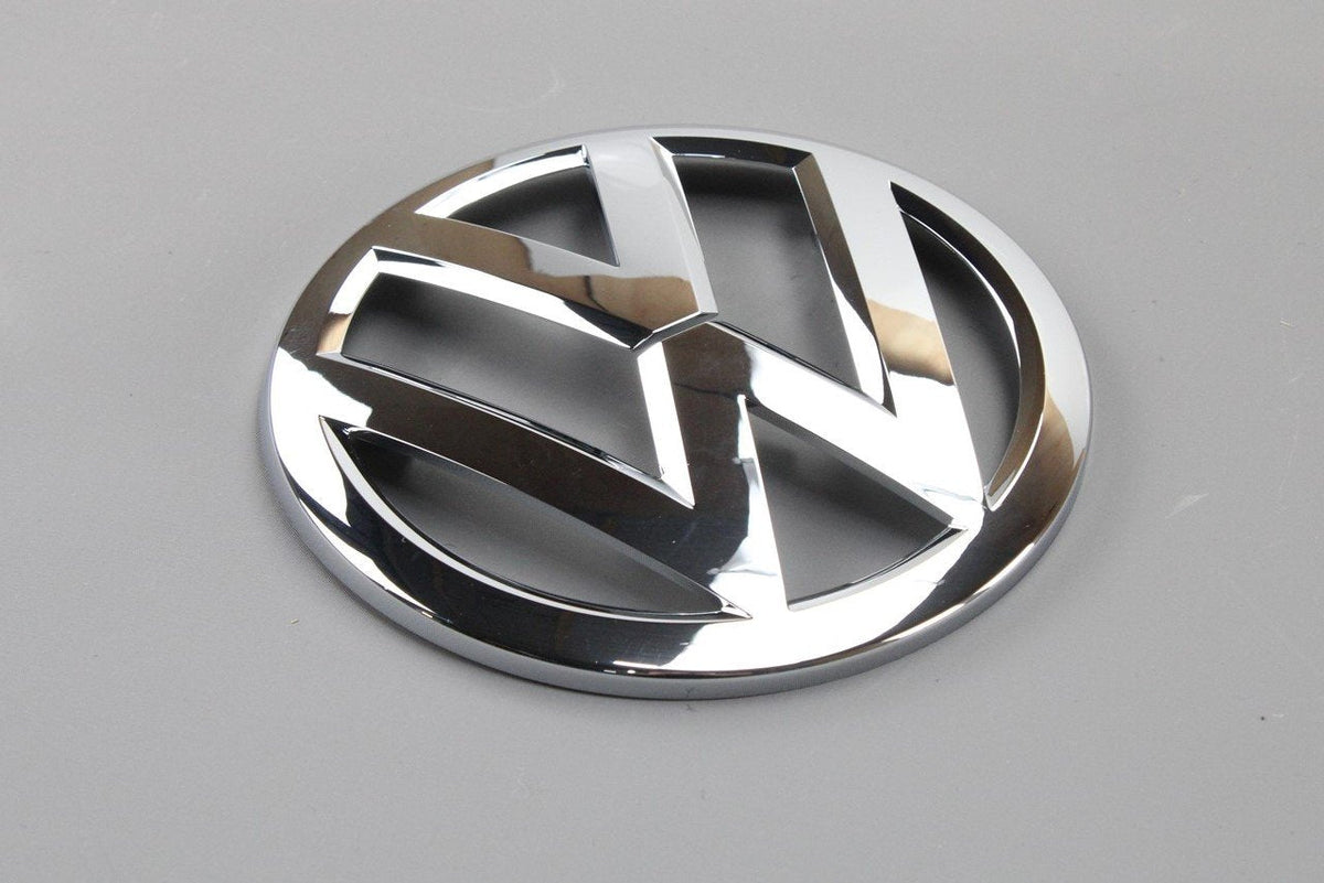 VW Transporter T6.1 Crafter VW badge emblem chrome (front) 7E0853601G2ZZ, view 1