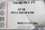 VW Sharan SEAT Alhambra 1996-2000 lower grille (right) 7M0853684C 01C
